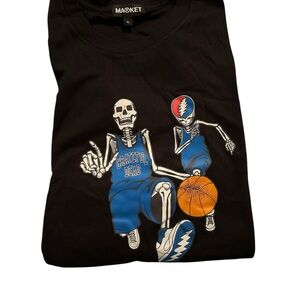 Market Men’s Grateful Dead Skeleton Basketball T-Shirt Size‎ XL NWOT